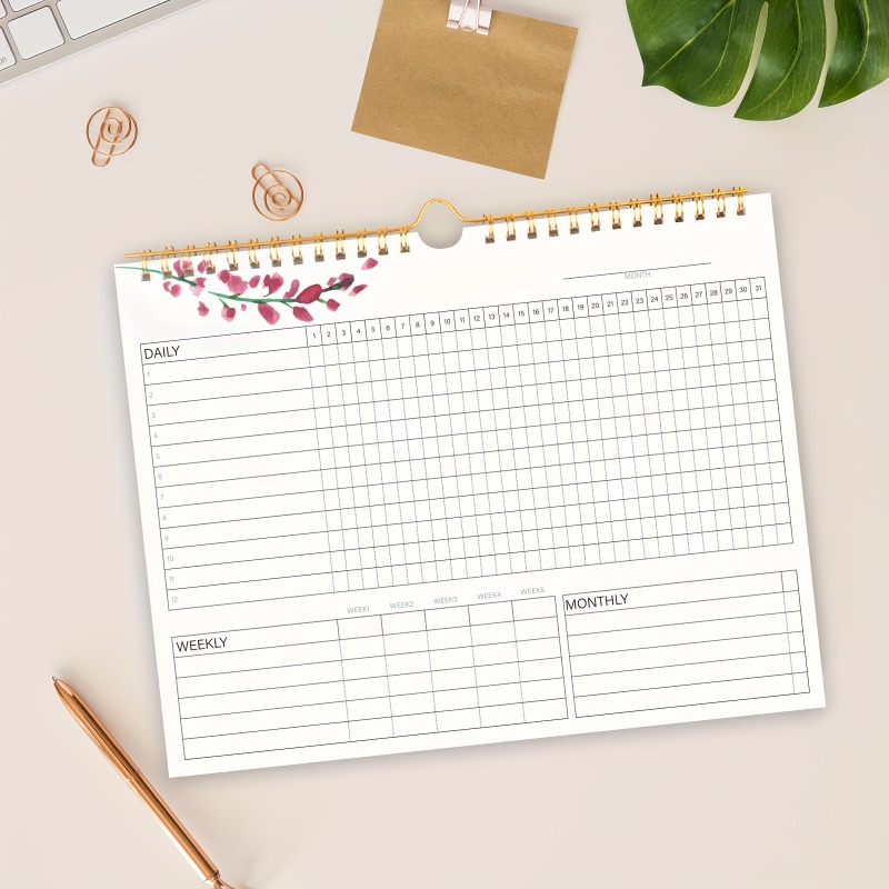 Planned Parenthood - 1pc Habit Tracker Kalender Takenlijst Planner