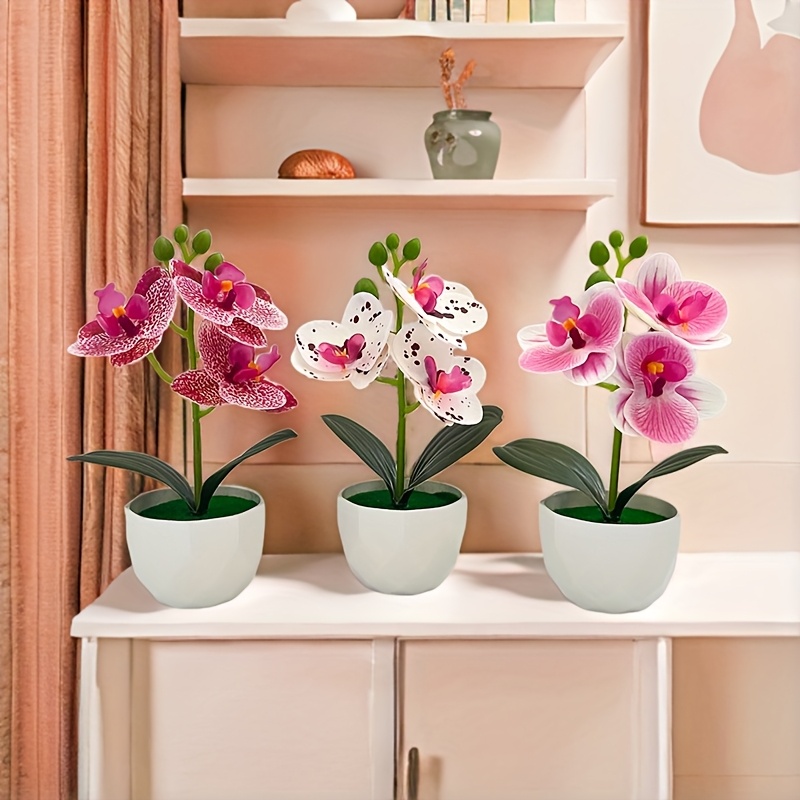 3 stuks Kunstmatige Phalaenops - Orchid Phalaenopsis recensie en prijs