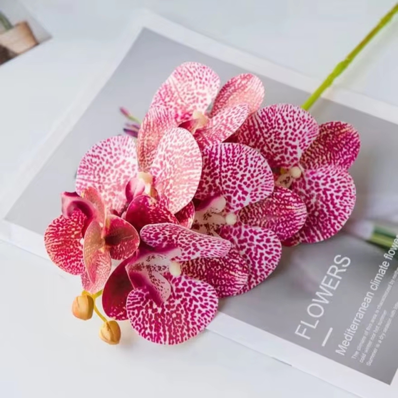 3D Kunstbloemen Plastic Vlinde - Orchid Phalaenopsis recensie en prijs