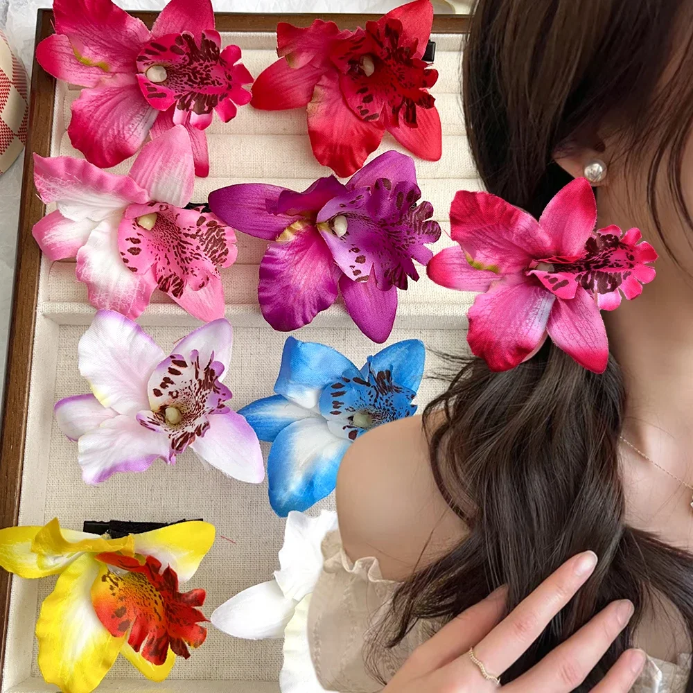 Orchideebloem haarspeld haarcl - Orchid Phalaenopsis recensie en prijs