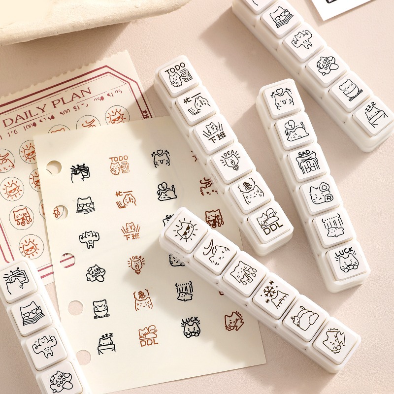 Leuke Kat Emoji Stempel Dageli - Planned Parenthood recensie en prijs