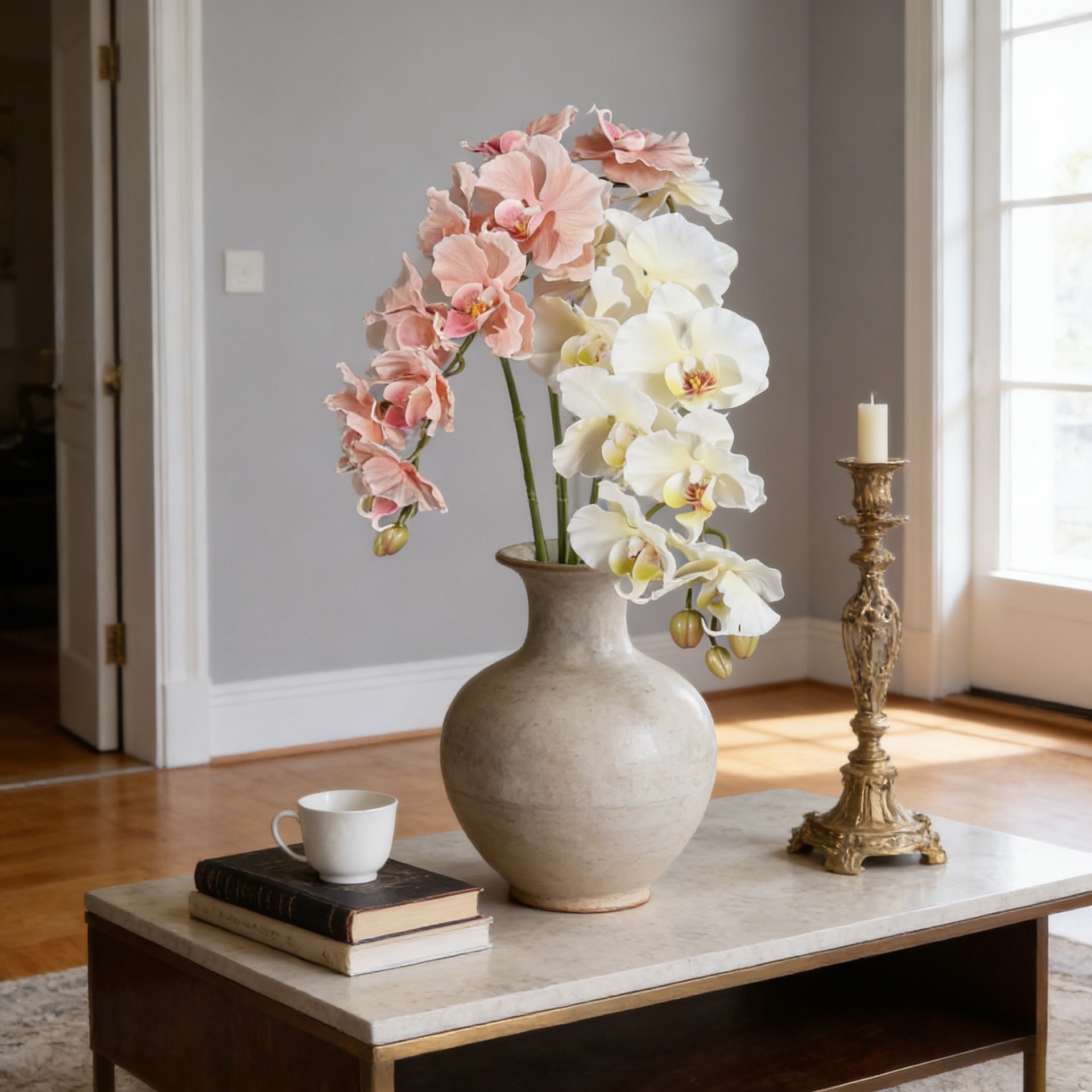 38,6 inch 9 hoofden Koreaanse  - Orchid Phalaenopsis recensie en prijs